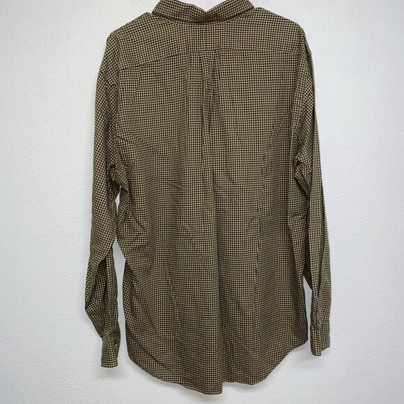 Vintage Ralph Lauren Shirt Mens XL Brown Plaid Classic Fit Button Down Preppy - Picture 7 of 7